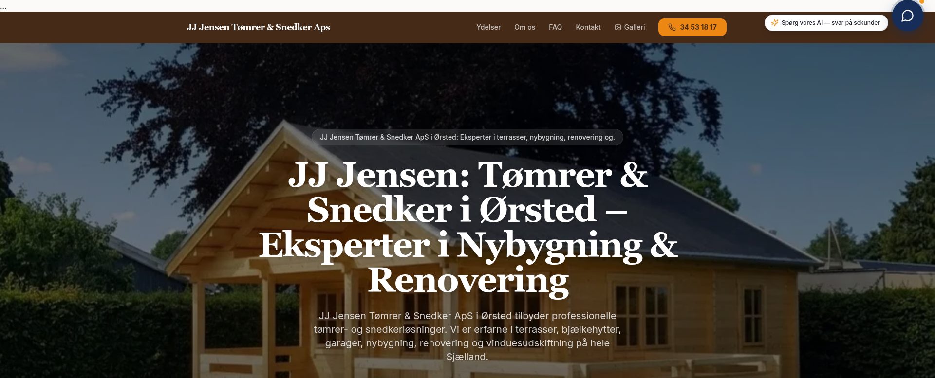 JJ Jensen hjemmeside
